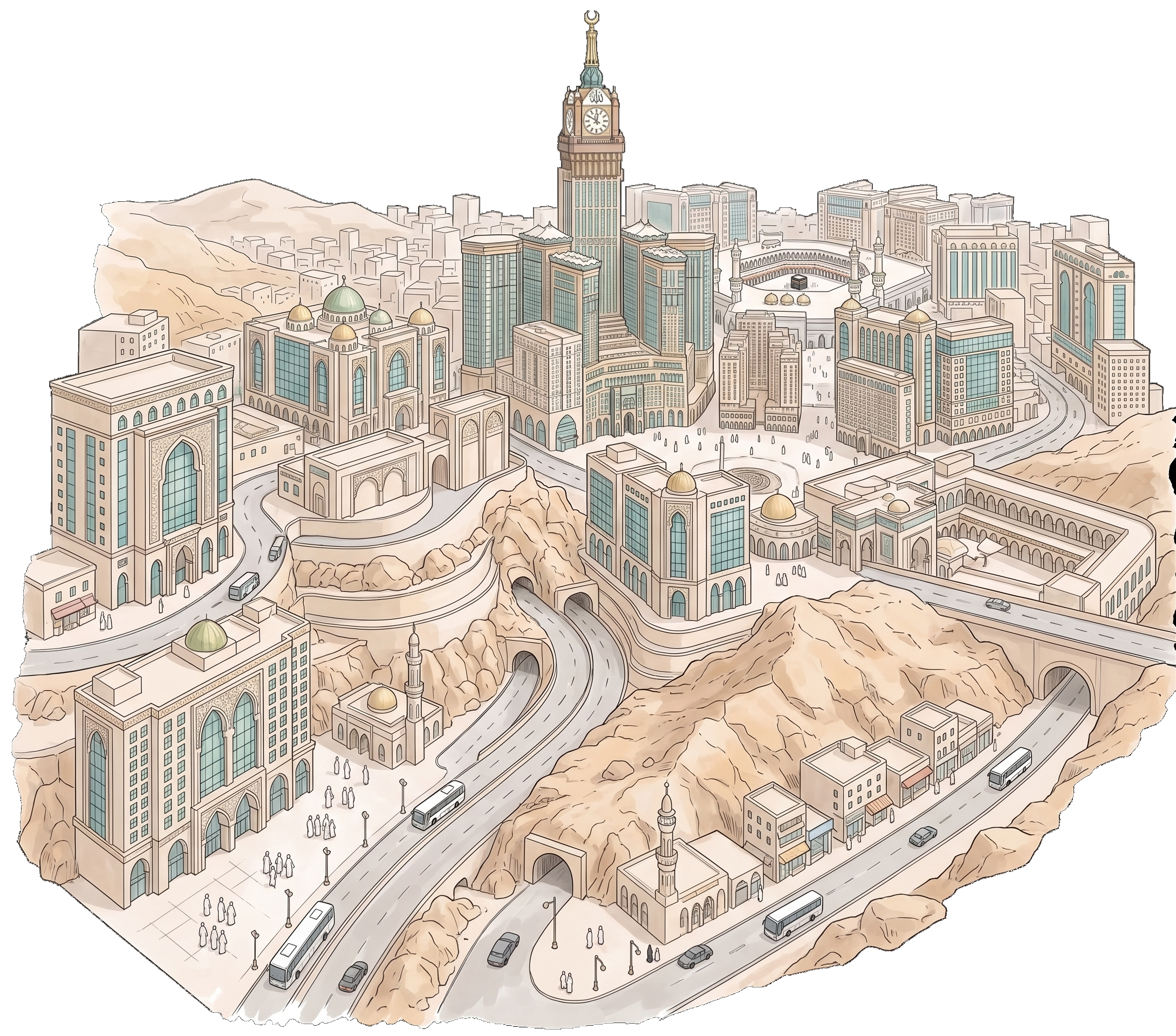 Visite des lieux emblématiques de Makkah